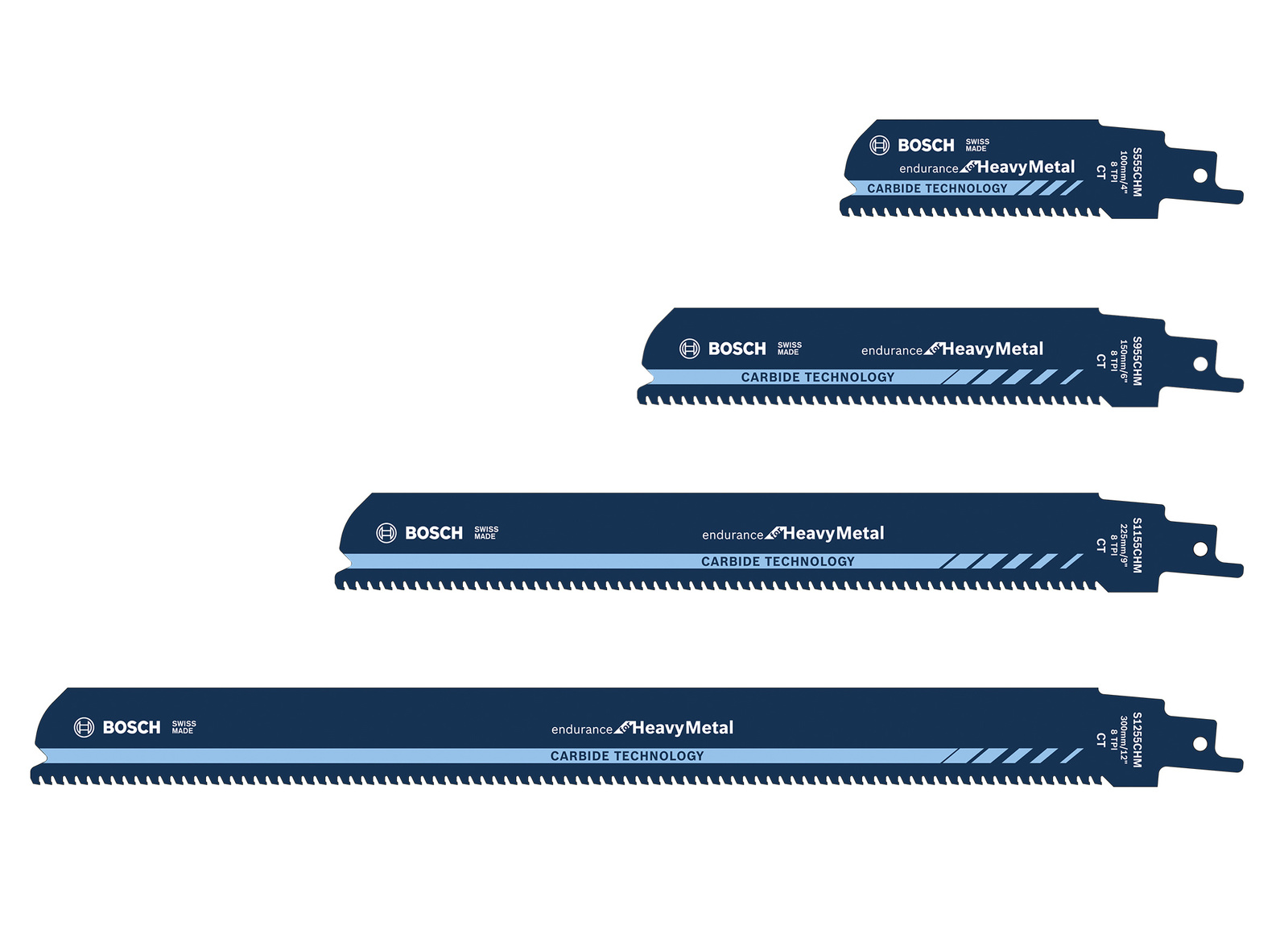 New saber saw blade range from Bosch with carbide technology Bosch