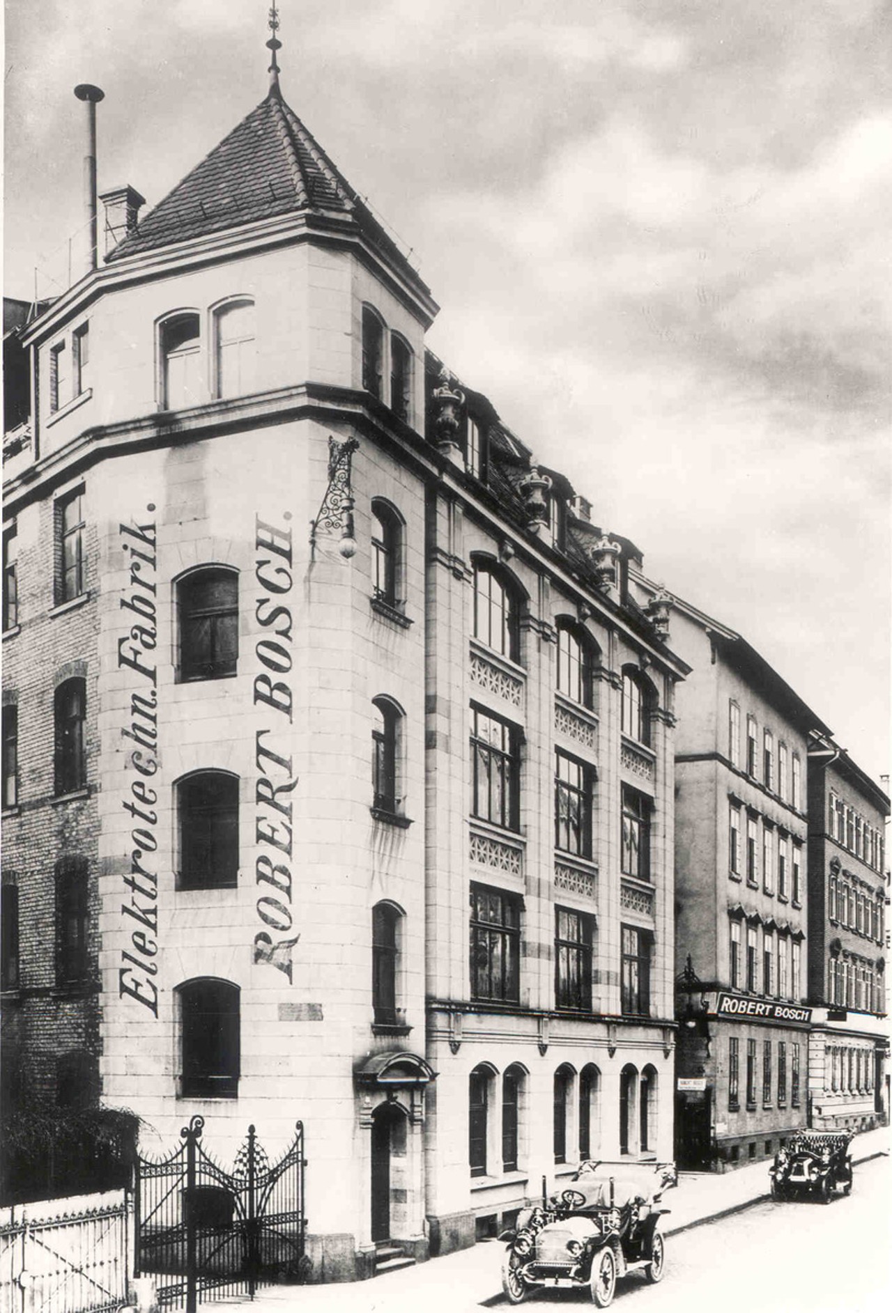 Bosch's first factory in Stuttgart, Germany, 1901 Bosch Media Service