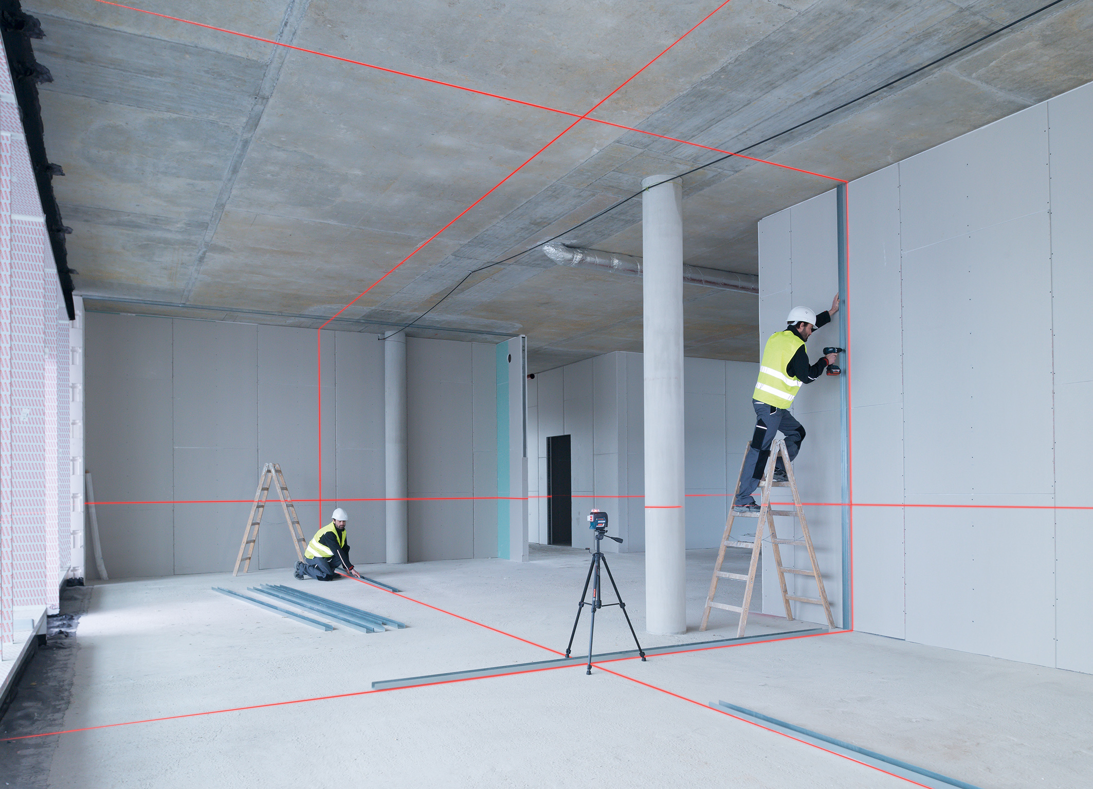 Universal helper for different trades: New generation of professional Bosch line lasers 