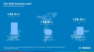 Business developments in 2025: Significant currency effects in regional sales revenue