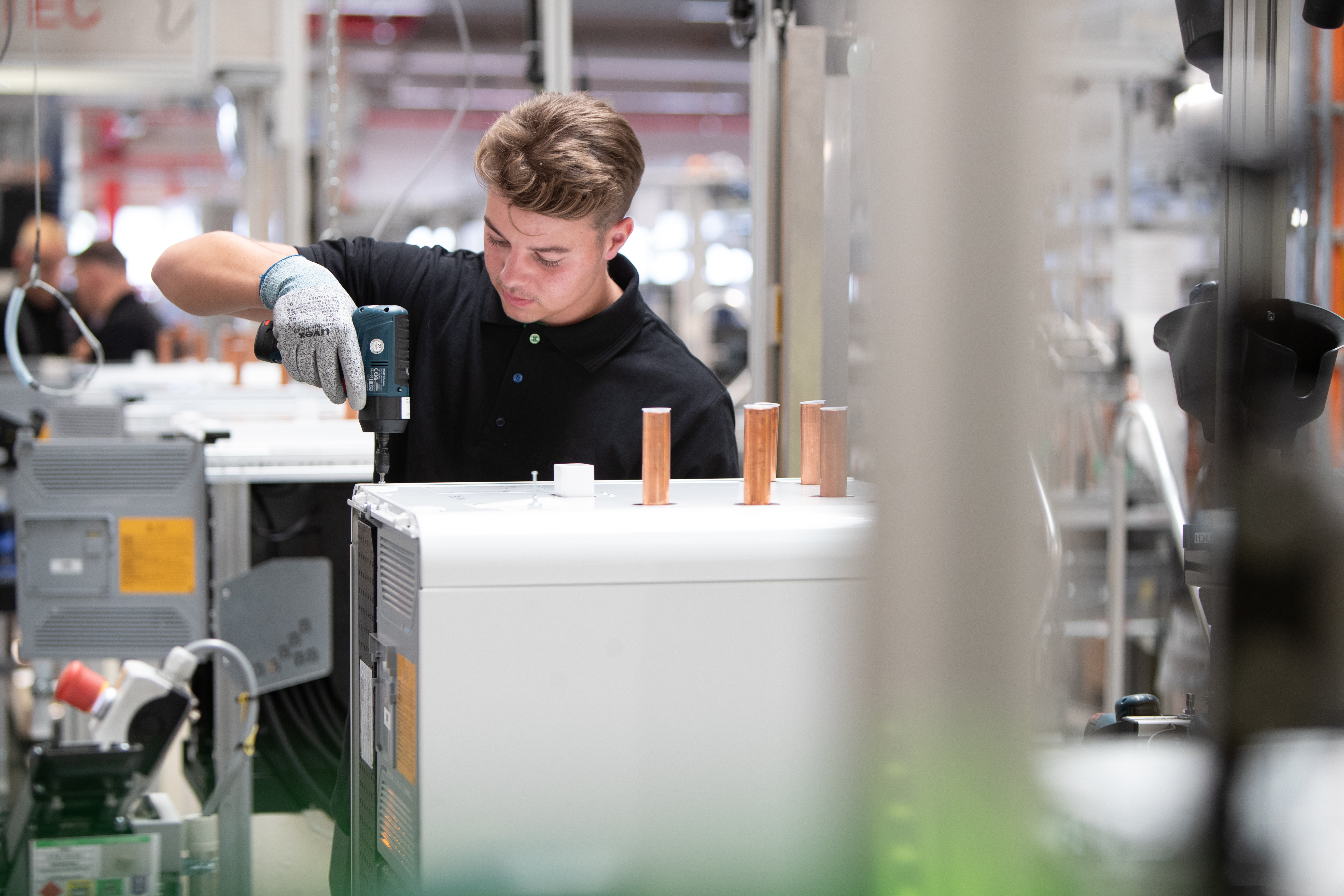 Heat pump production in Eibelshausen 