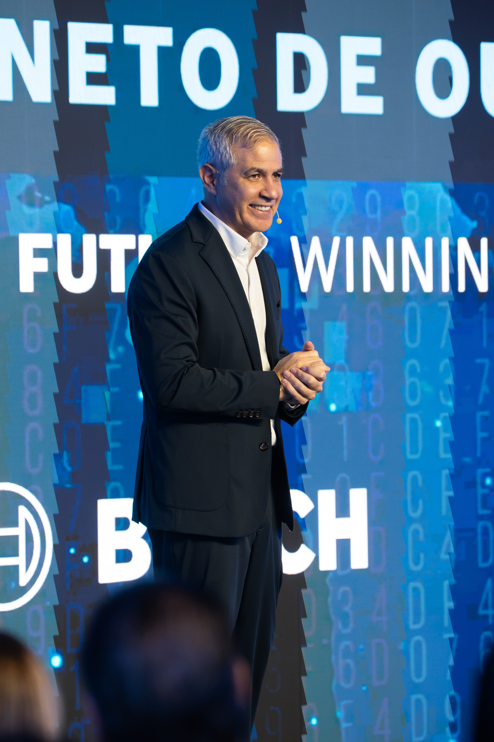 O CEO e Presidente da Bosch América Latina, Gastón Diaz Perez, apresentou um panorama geral sobre o mercado global de suprimentos, além de ressaltar sobre os negócios e investimentos