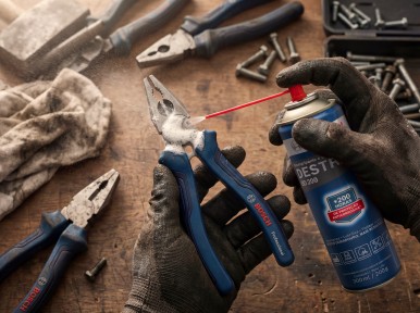 O produto atua na liberação de peças oxidadas, redução de ruídos em dobradiças e ...
