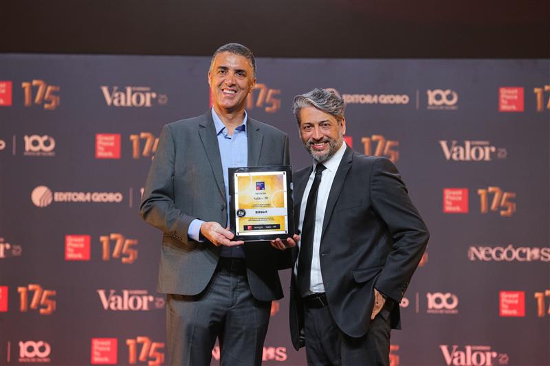 A Bosch se consolida, assim, como a única representante do setor automotivo entre as maiores empresas premiadas a nível nacional.