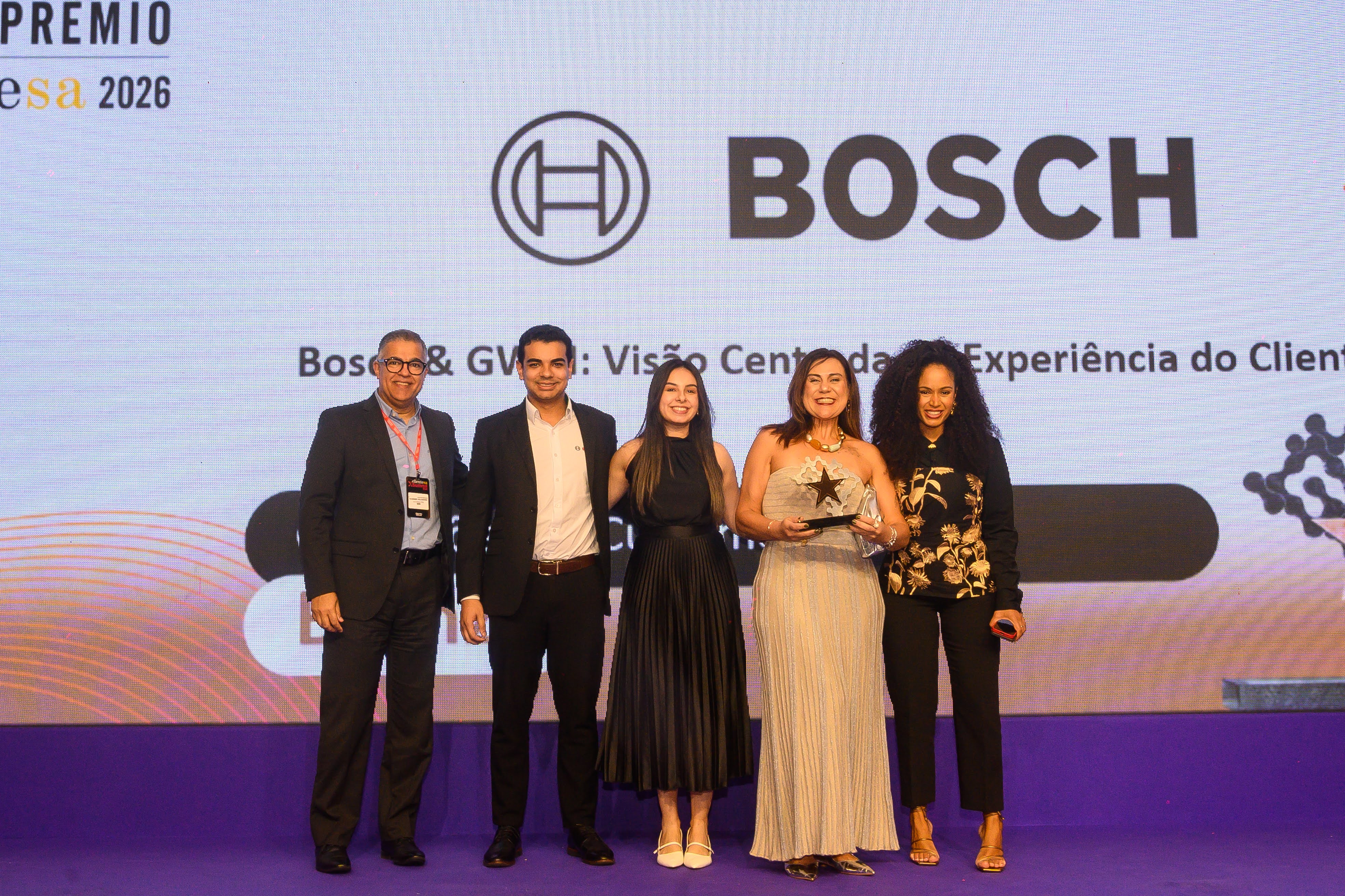 O troféu na premiação Cliente S/A foi conquistado com o case "Bosch & GWM: Visão Centrada na Experiência do Cliente", na categoria Operações de Customer Service