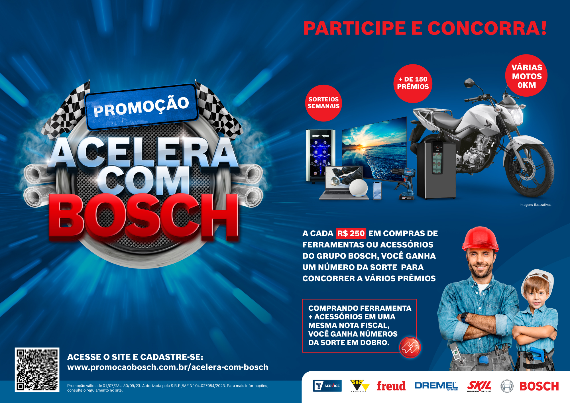 Promoção acelera com Bosch 