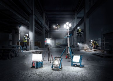 A linha de lanternas a bateria oferece grande potência de luz, além de autonomia ...