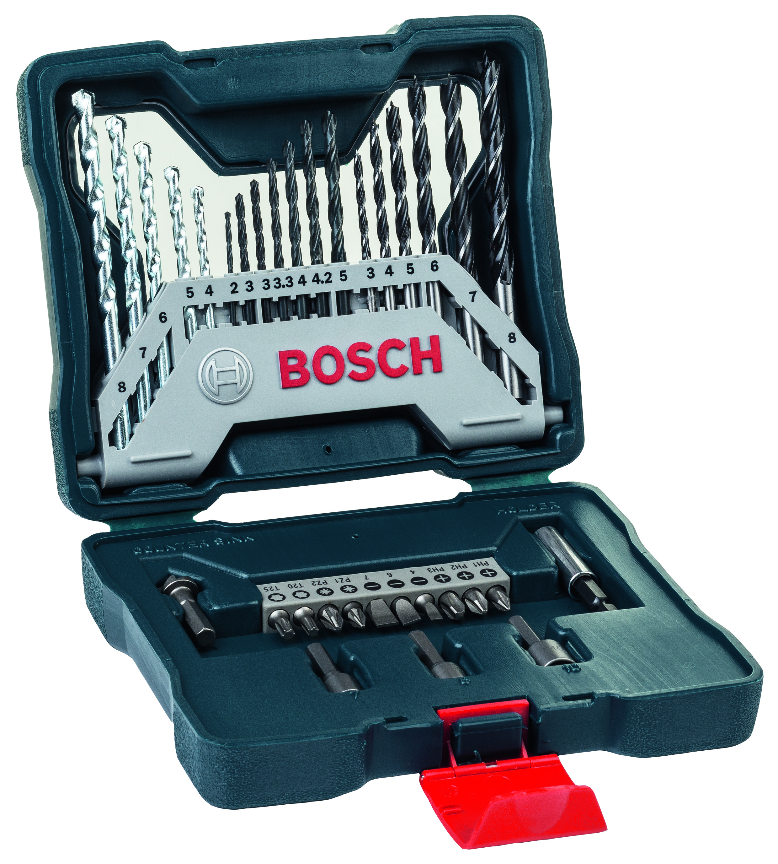 Kit com Pontas e Brocas X-Line com 33 peças
