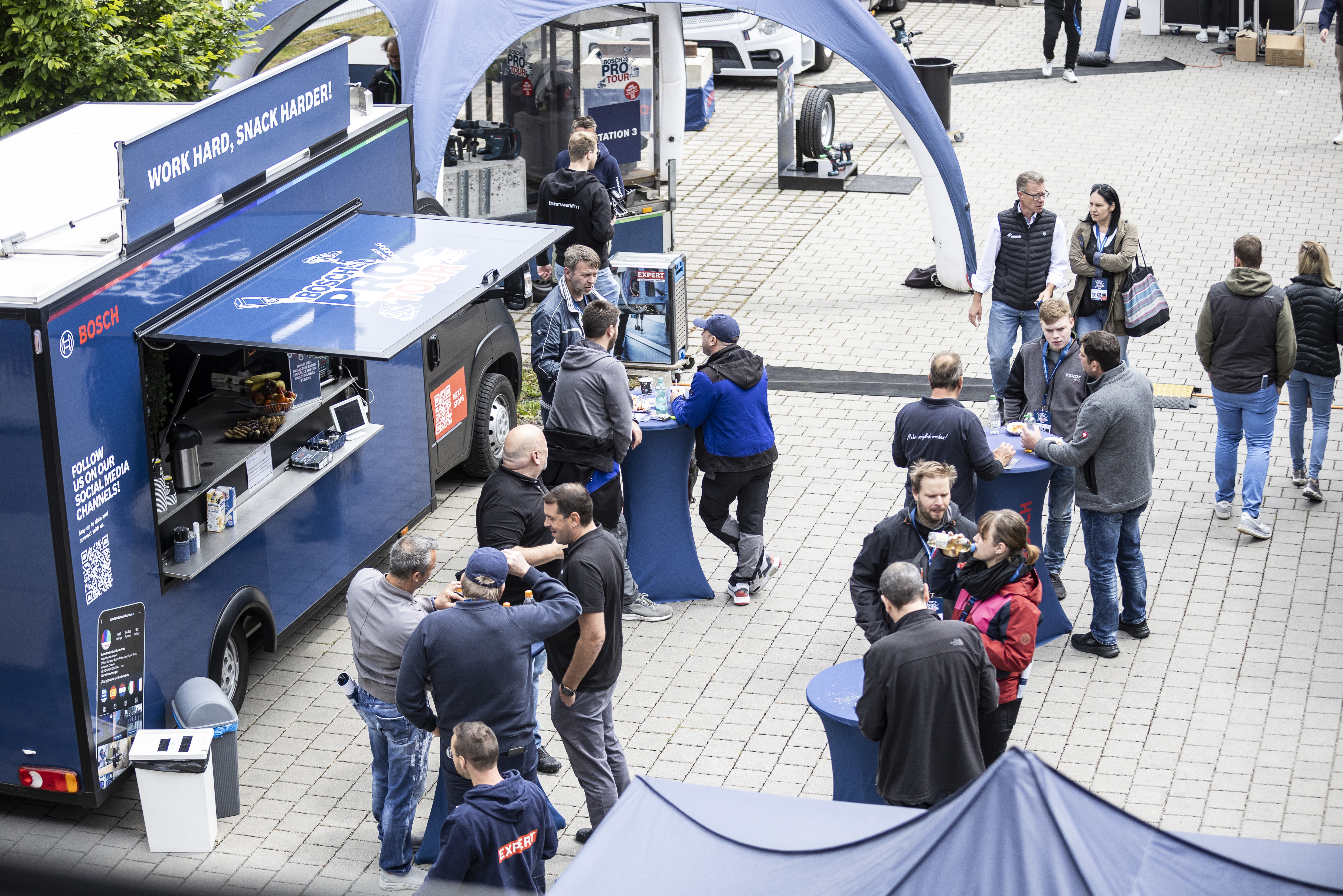 Záběry z akce Bosch PRO Tour