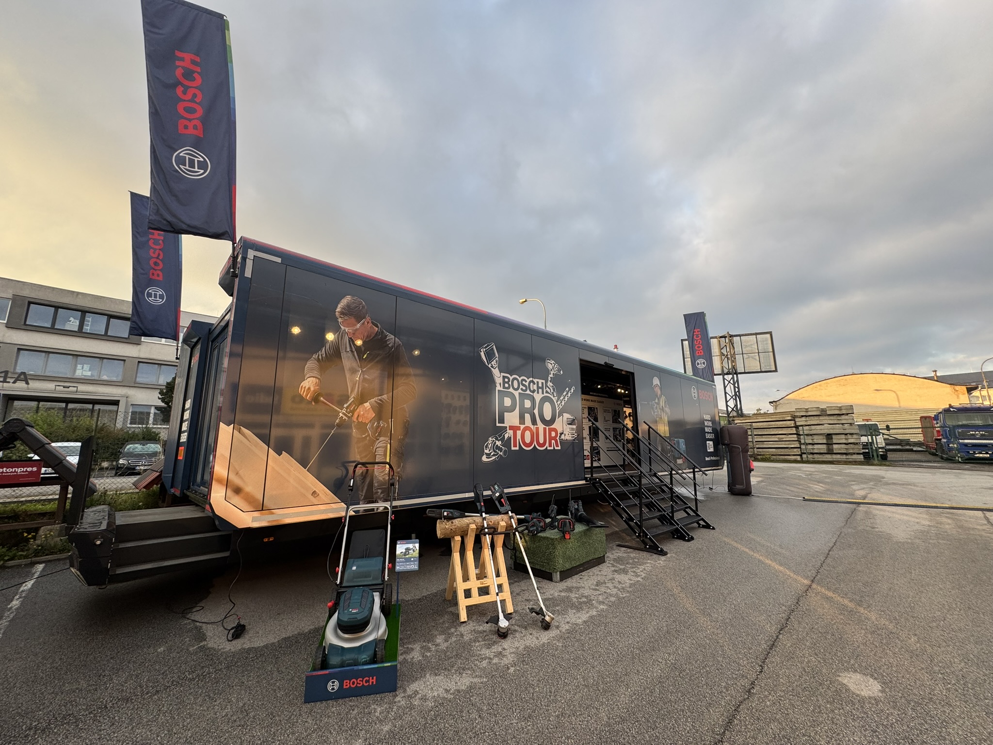Záběry z akce Bosch PRO Tour
