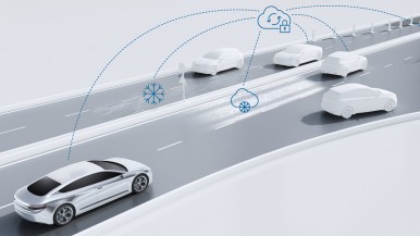 In automated vehicles, the seat-of-the-pants feel comes from the Bosch cloud