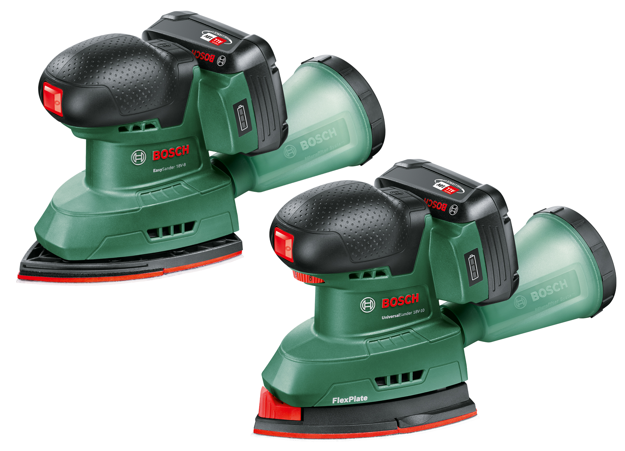 Additions to the ‘18V Power for All System’: Two new multi-sanders from Bosch for DIYers