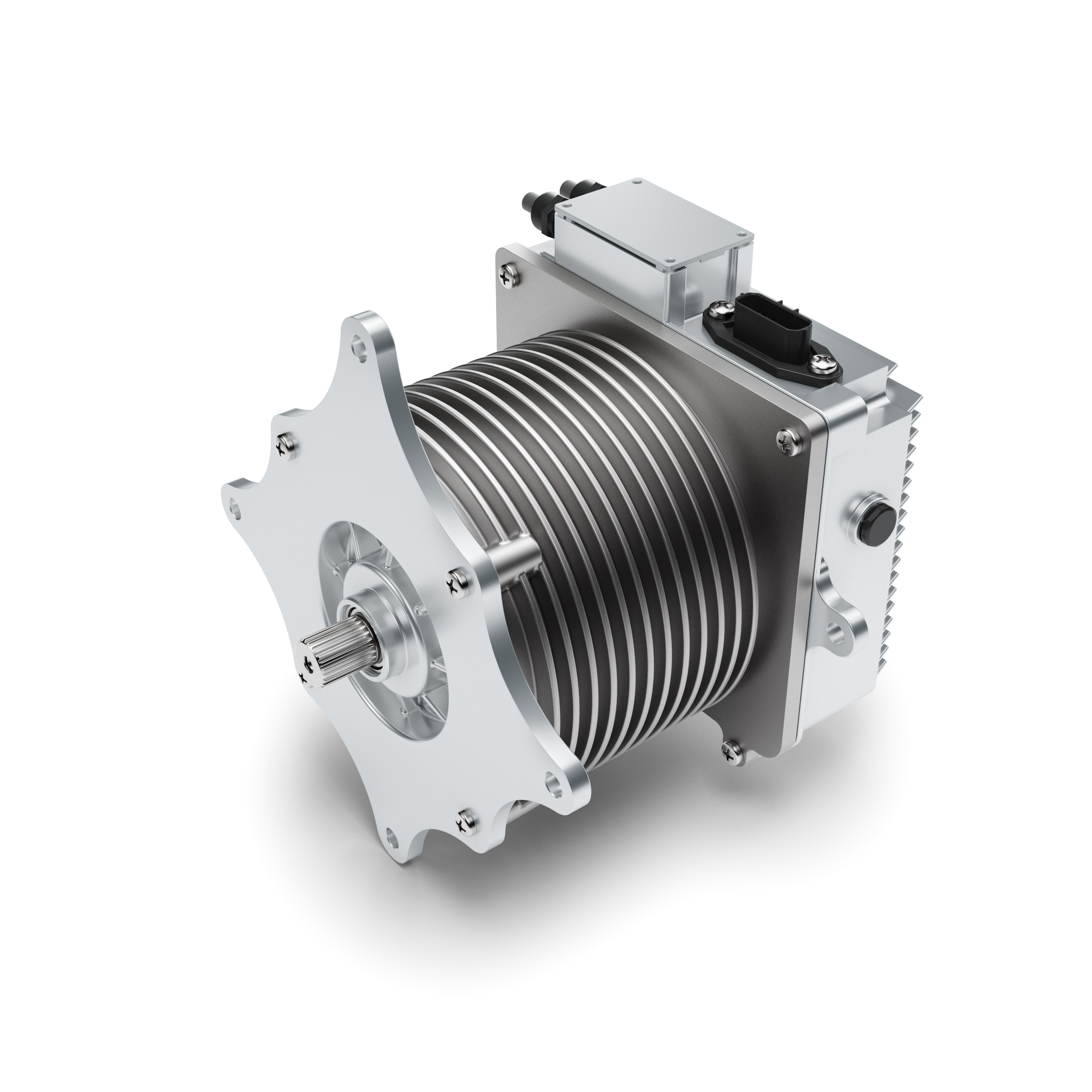 Integrated electric drive for two-wheelers