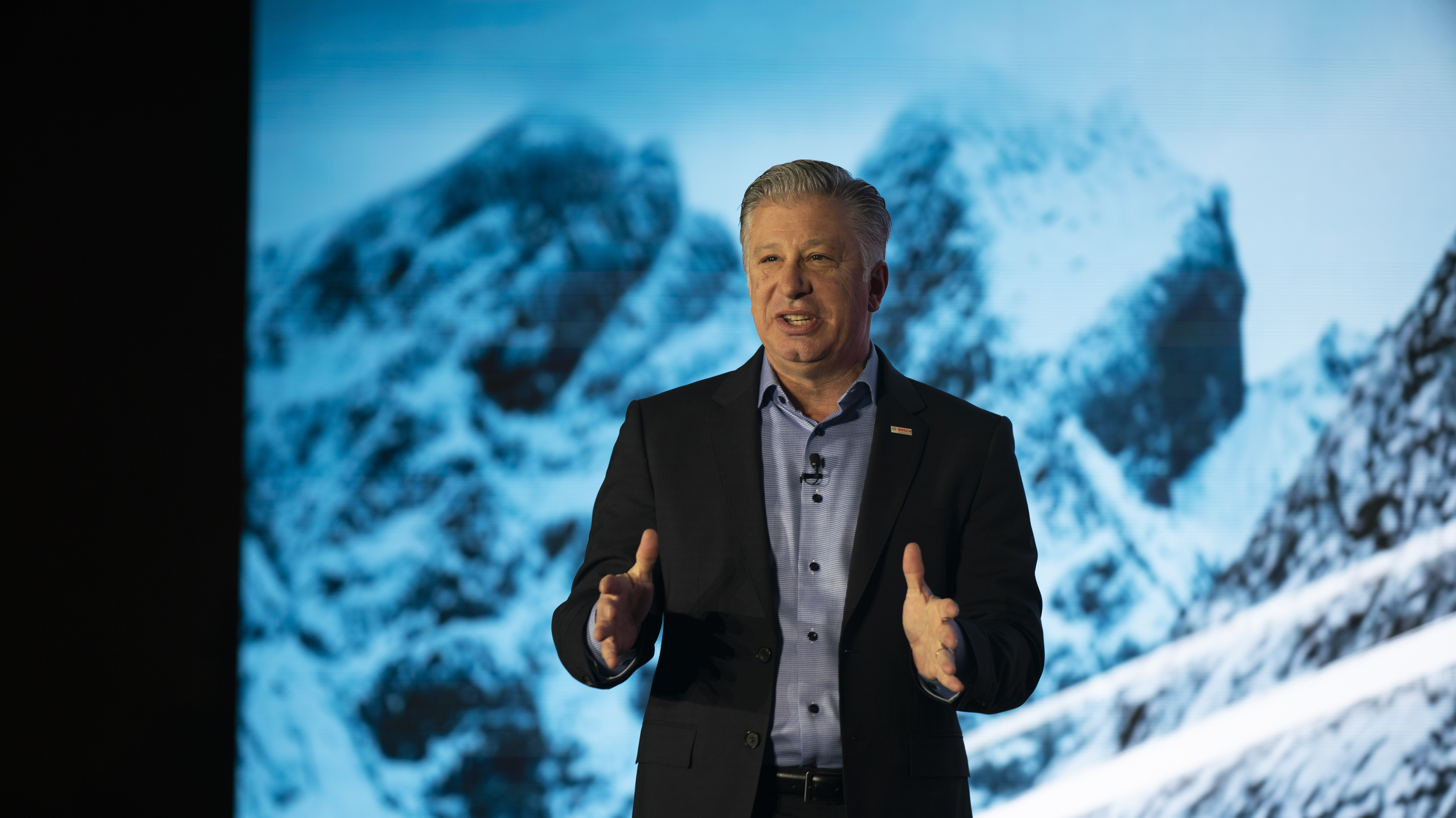 Mike Mansuetti, Präsident von Bosch in Nordamerika, auf der CES 2024