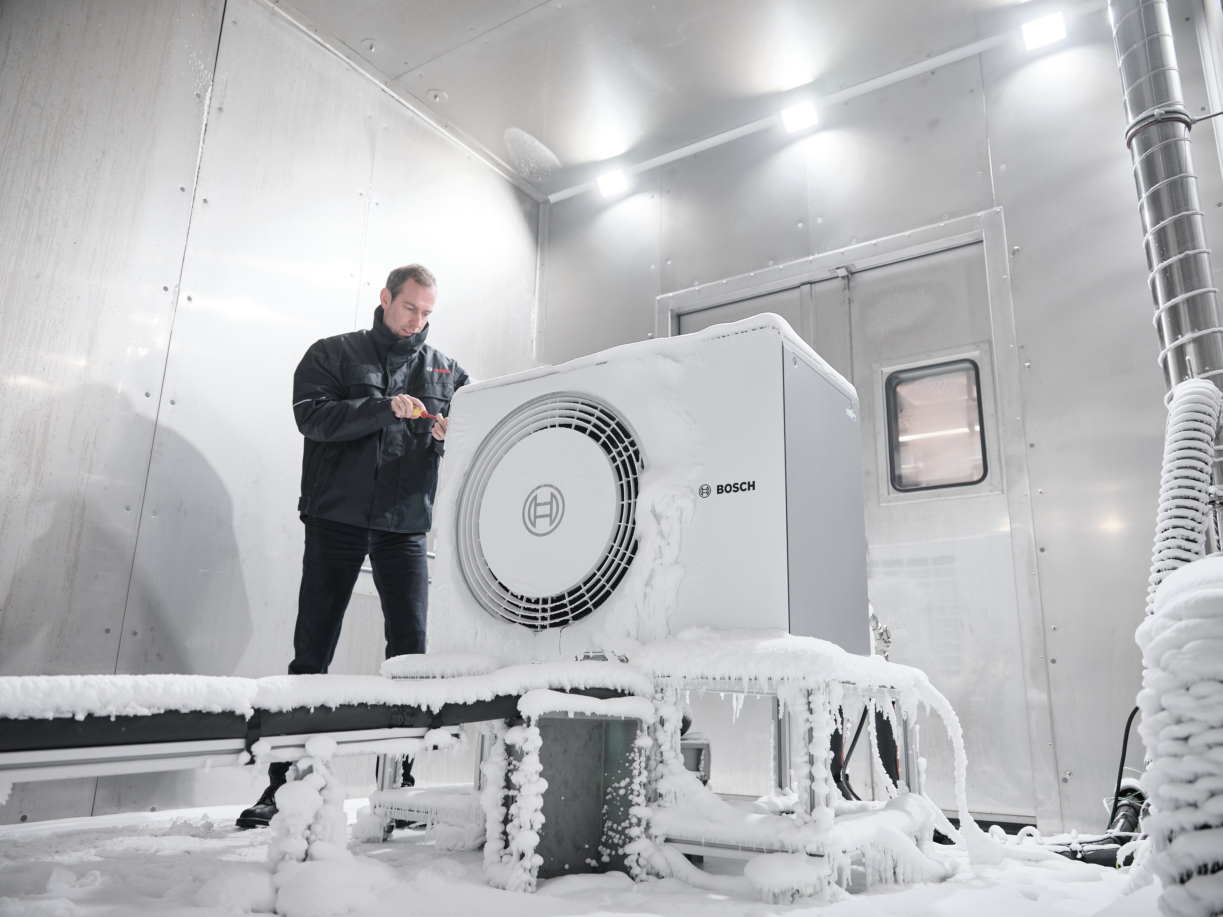 Heat-pump laboratory in Wernau, Germany