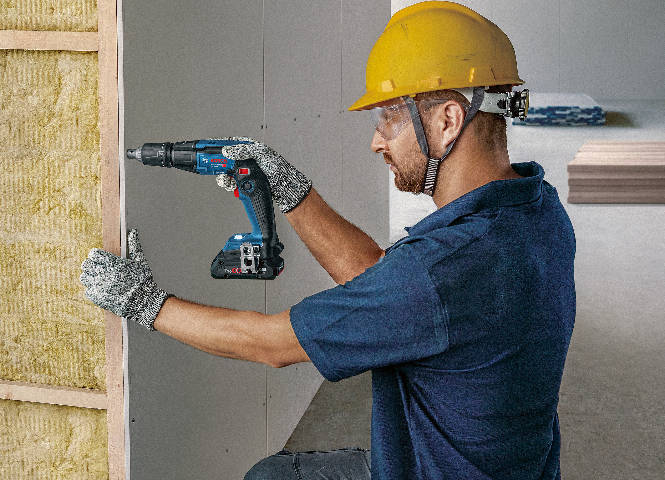 Easier screwdriving: GTB 18V-45 Professional cordless drywall screwdriver from Bosch for professionals