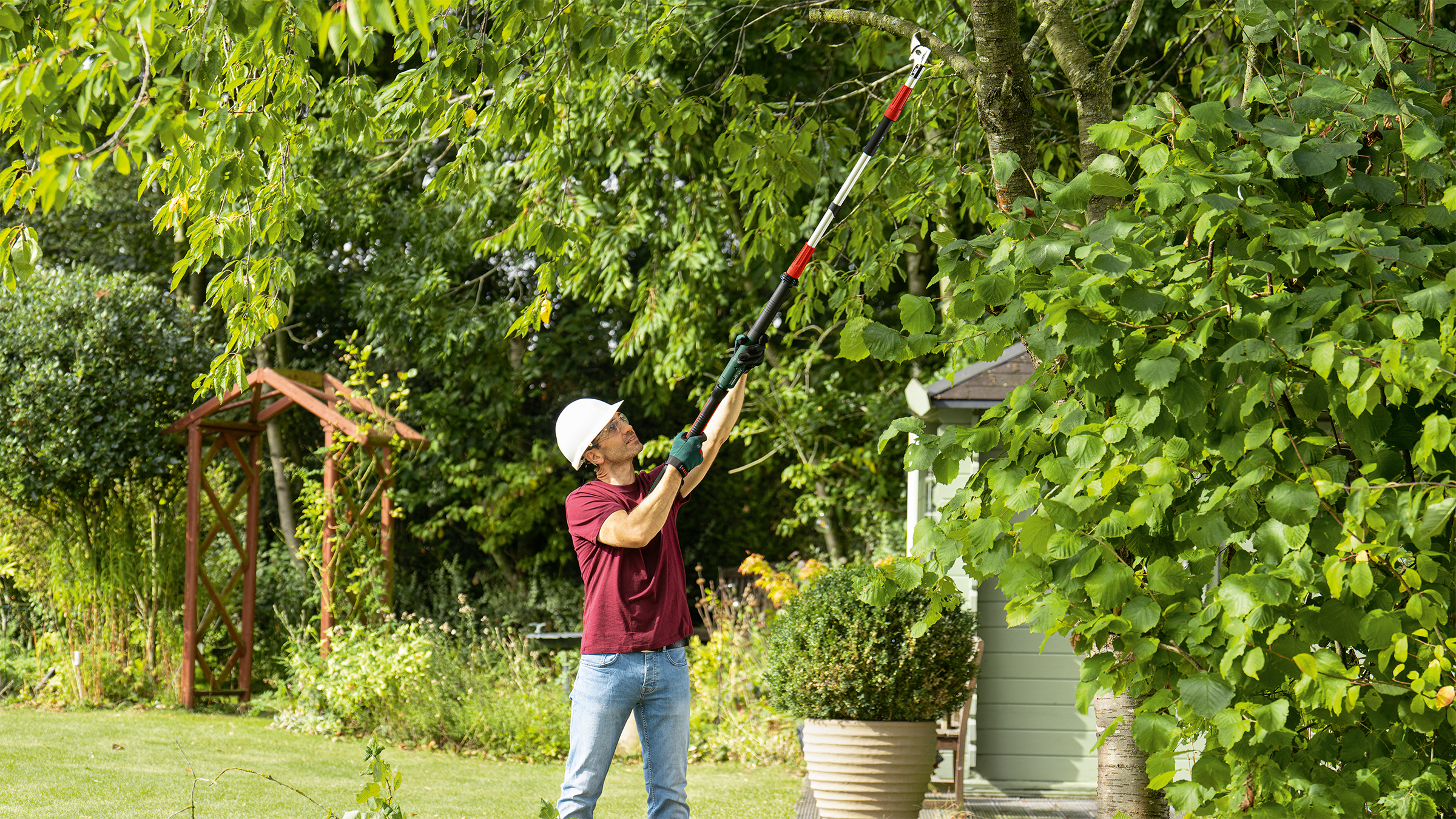 AdvancedPrune 18V-45 cordless pruner from Bosch: Smooth pruning – even high up