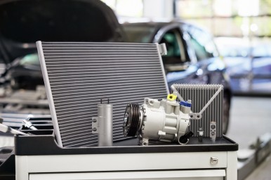 Air Conditioning Components including Pressure Sensor