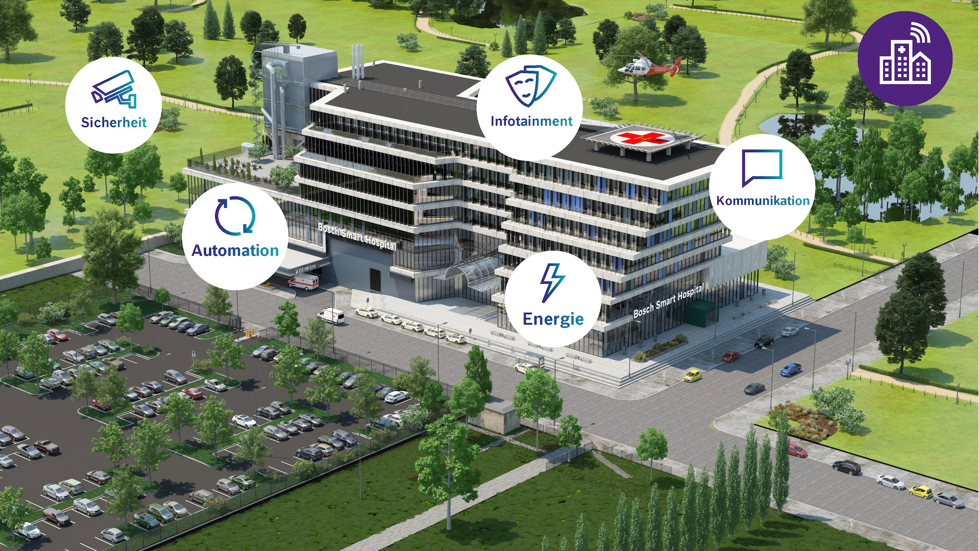 Bosch macht Krankenhäuser smart