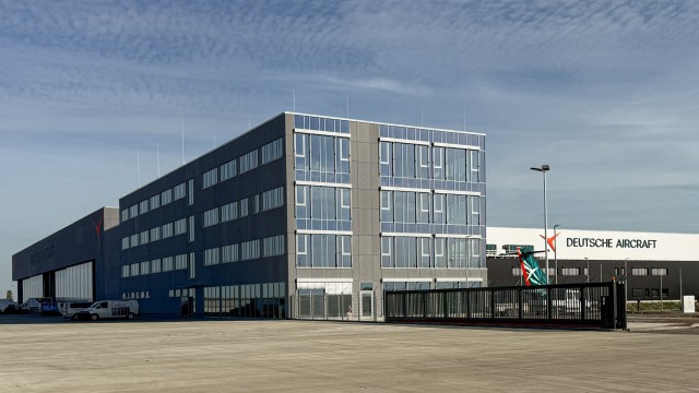 The new production facility of Deutsche Aircraft in Leipzig/Halle