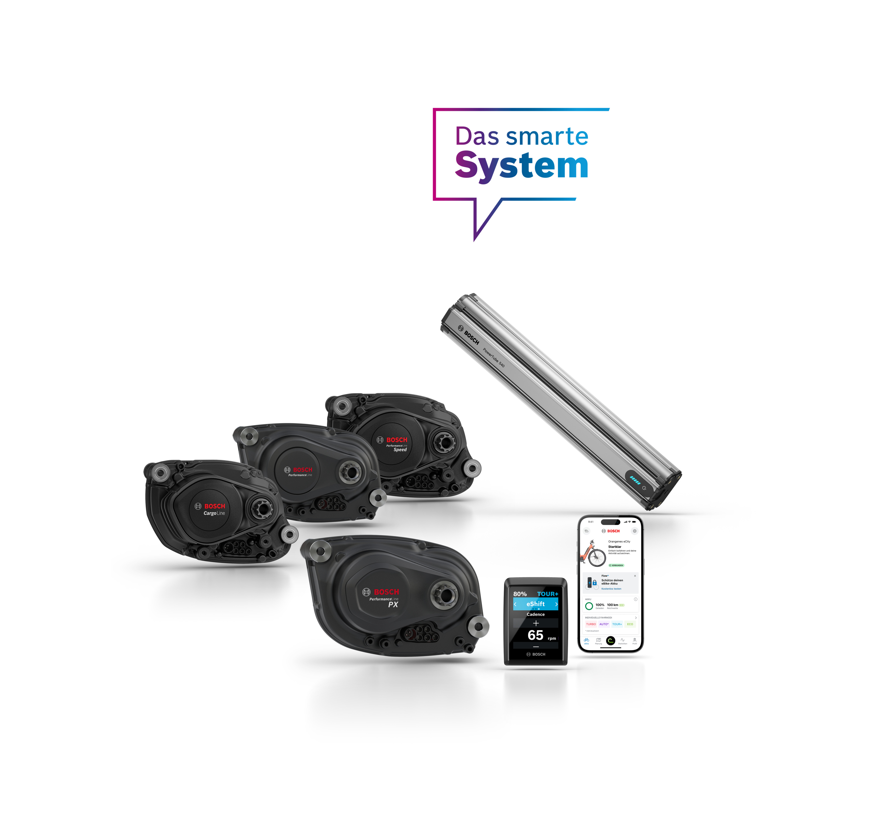 Bosch eBike Systems introduces new drive units with more power, a new battery and new features