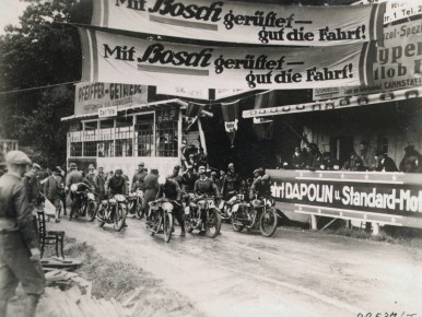 Solitude motorcycle race near Stuttgart, 1929