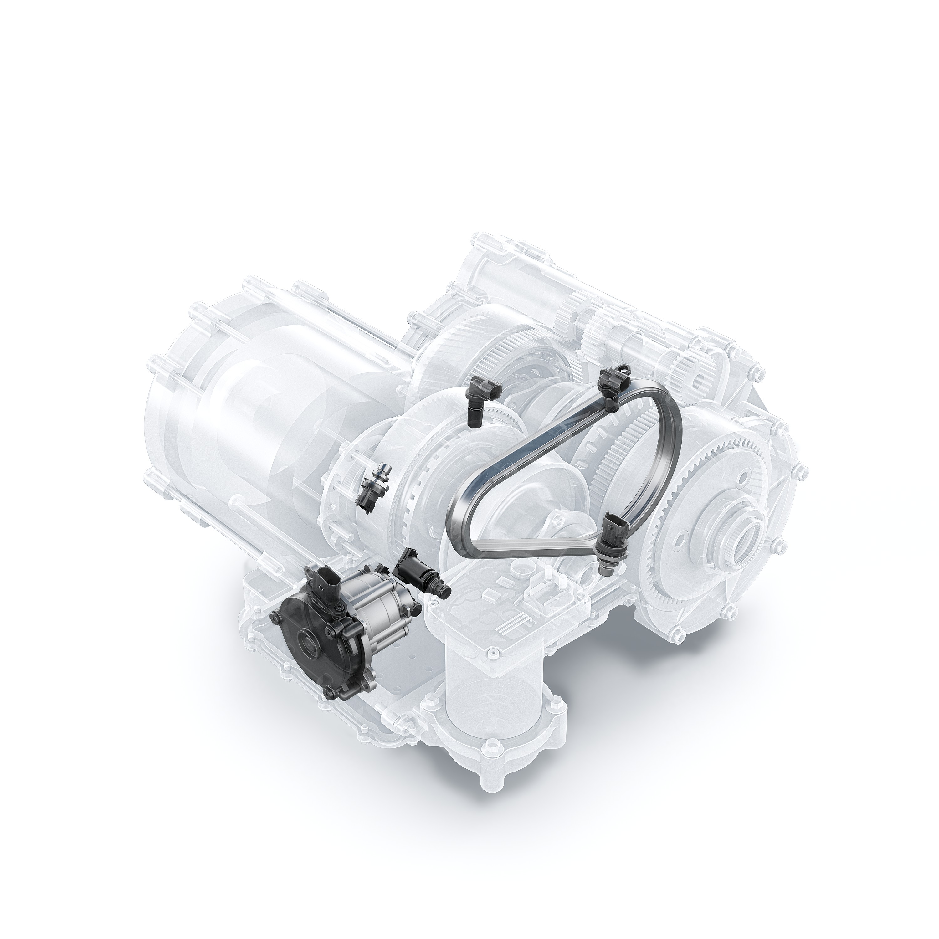 Continuously variable transmission for electric light commercial vehicles