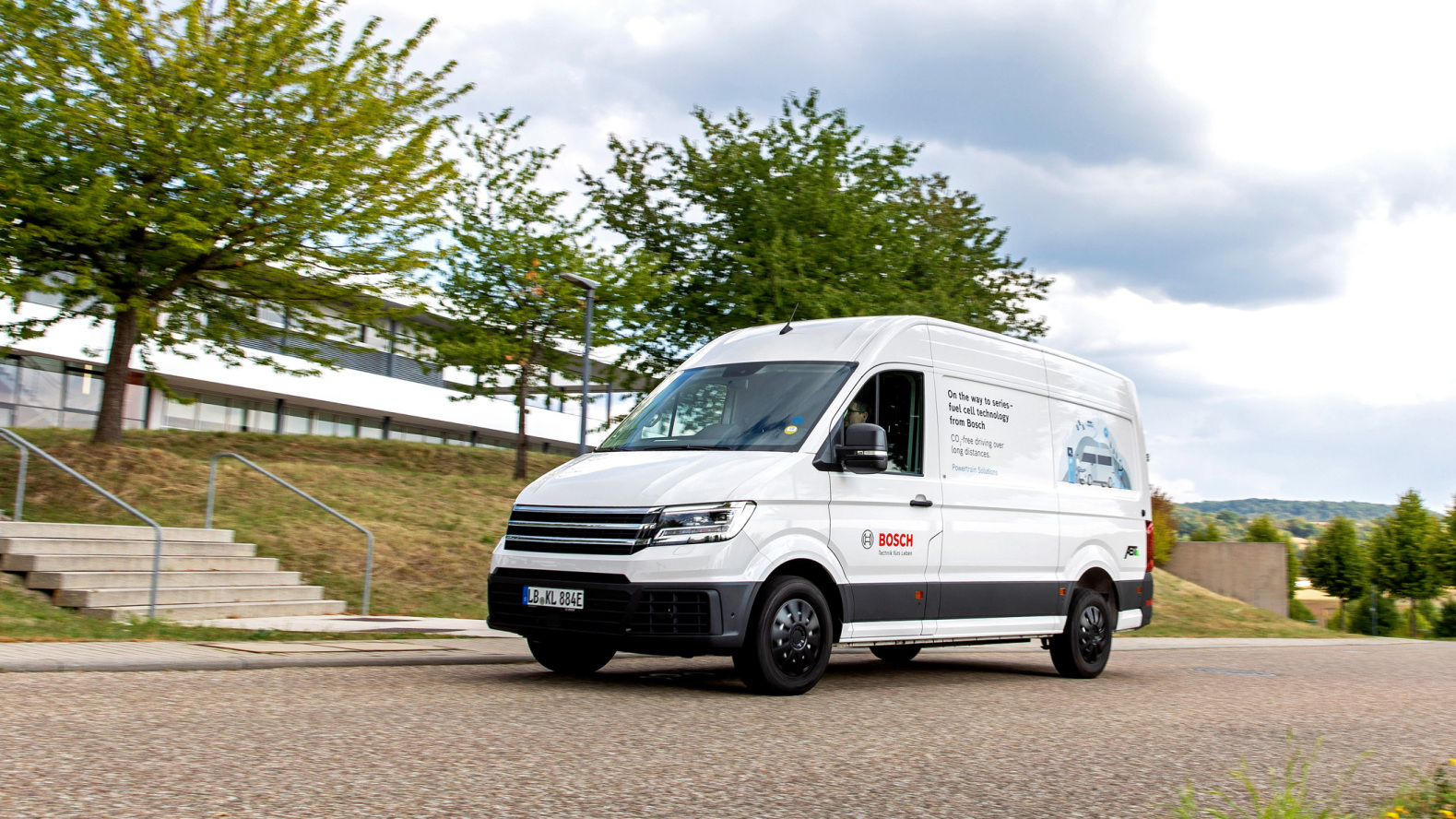 Bosch testet Brennstoffzellen-Transporter