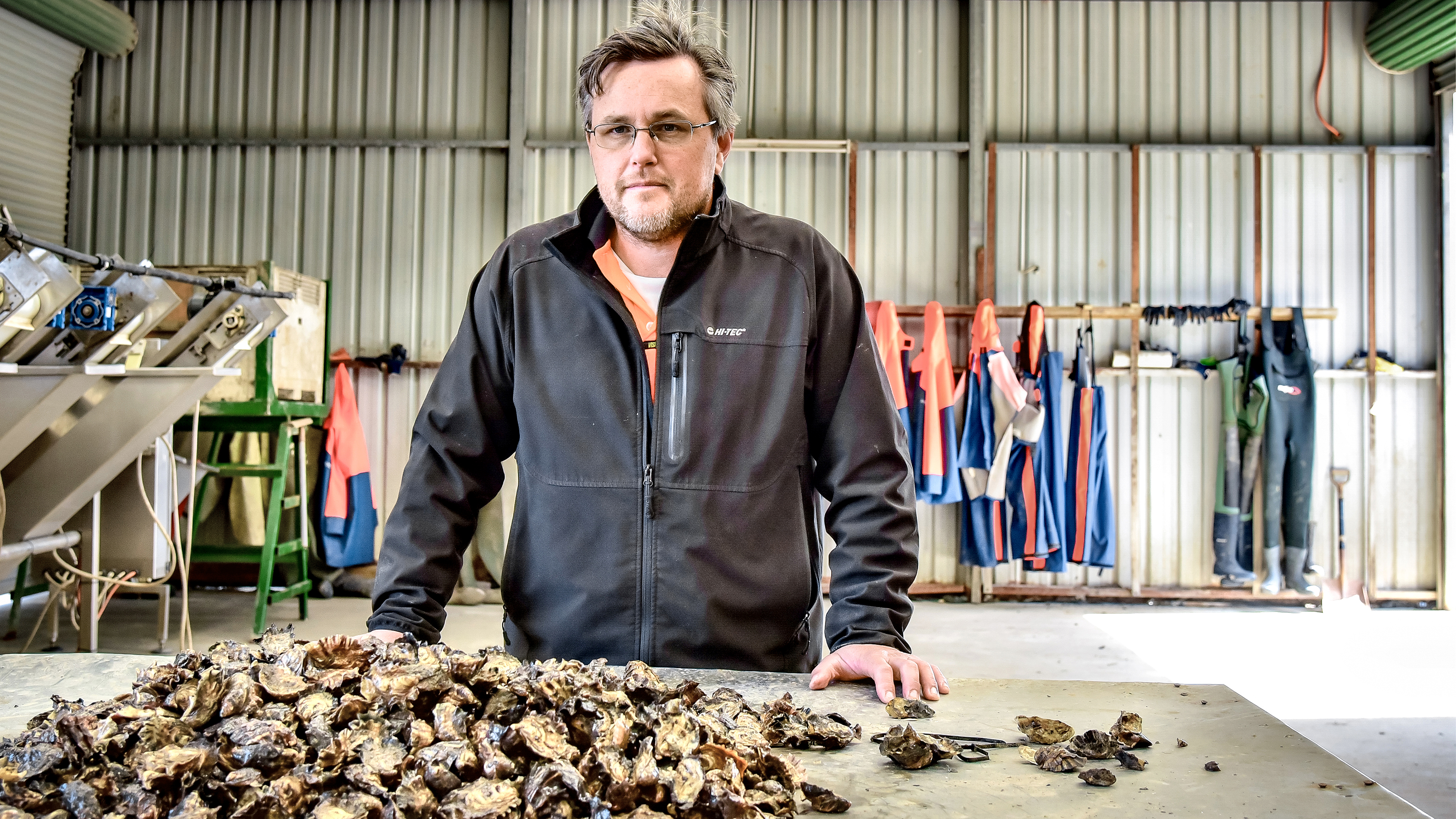 Oyster farmer Justin Goc expects a lot from the Bosch ProSyst IoT Plattform.