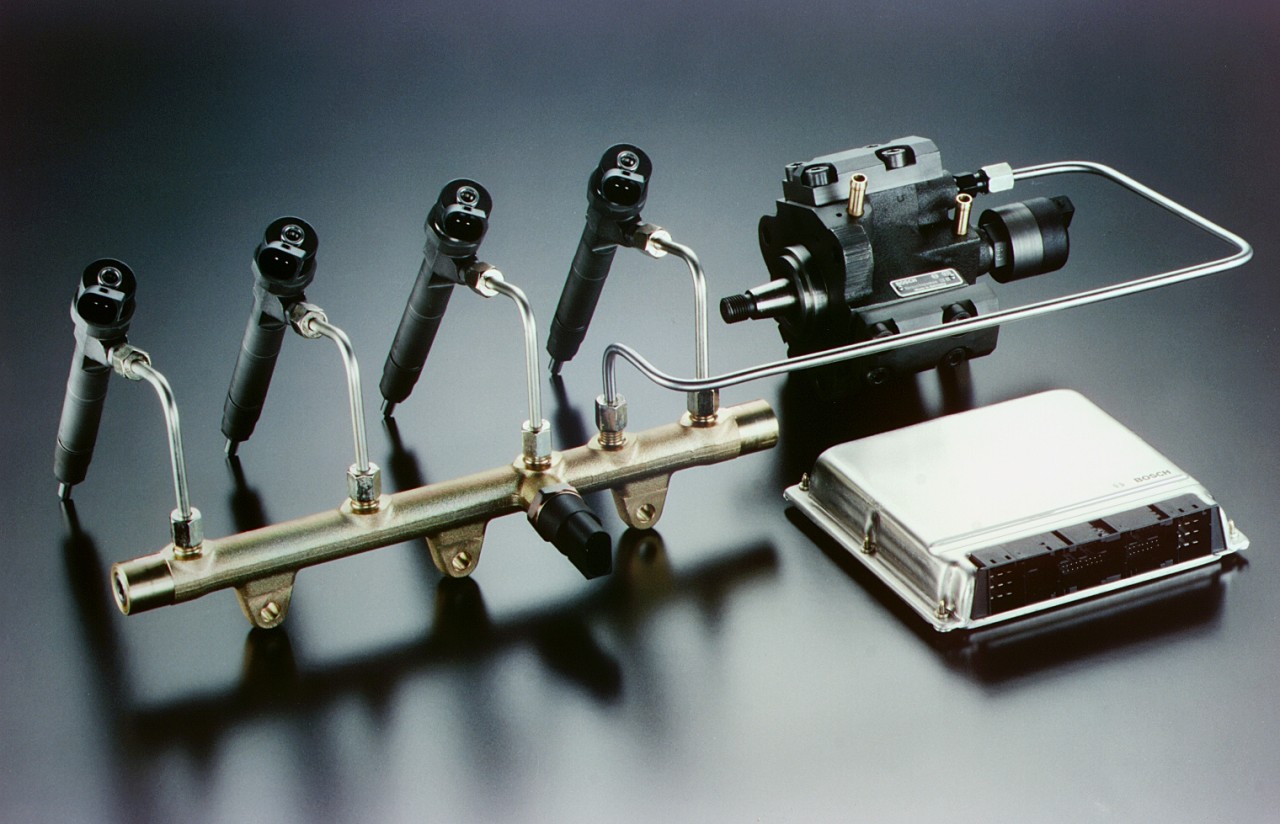 Bosch Common Rail der ersten Generation für Pkw 1997. - Bosch Media Service