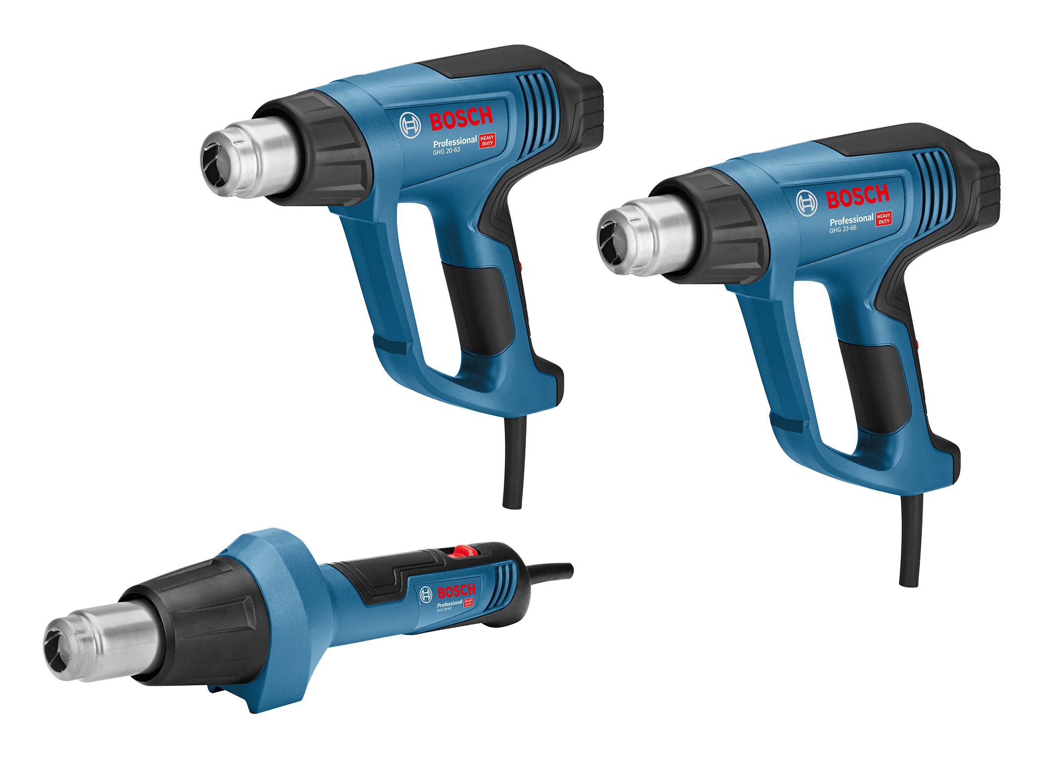 Three different models for various applications: New hot air gun generation from Bosch for professionals