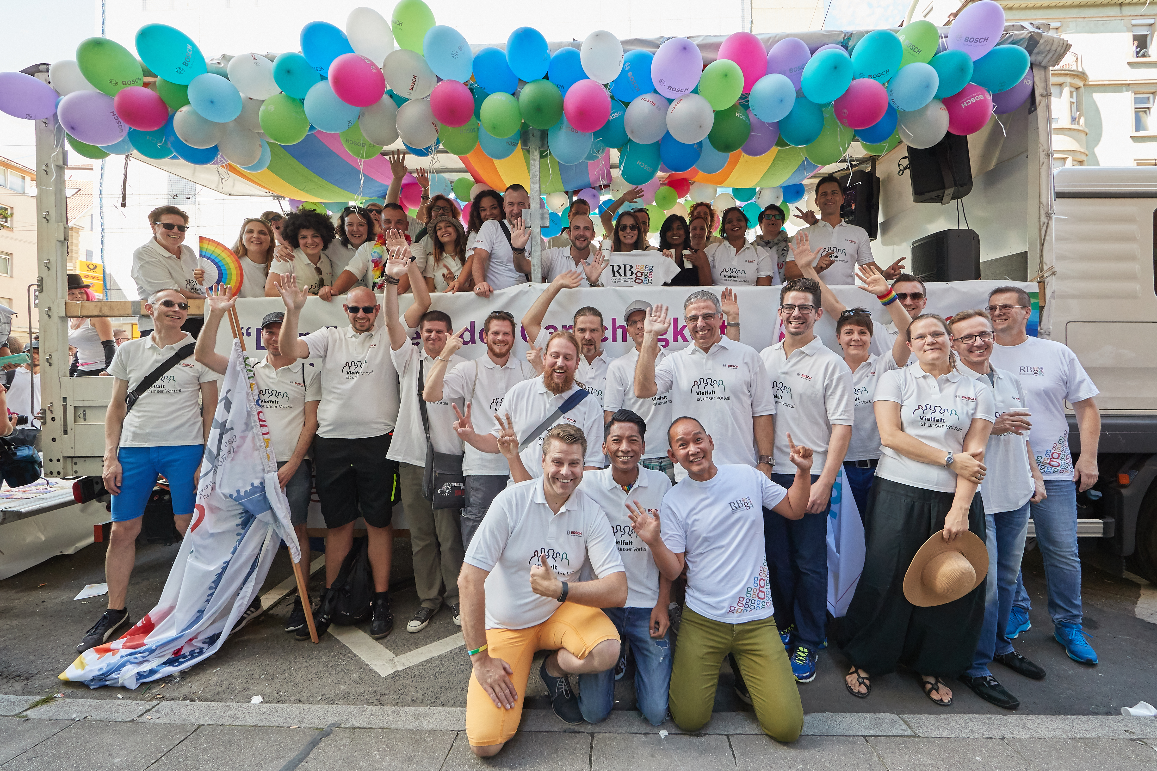 Bosch LGBTI-Netzwerk beim CSD in Stuttgart