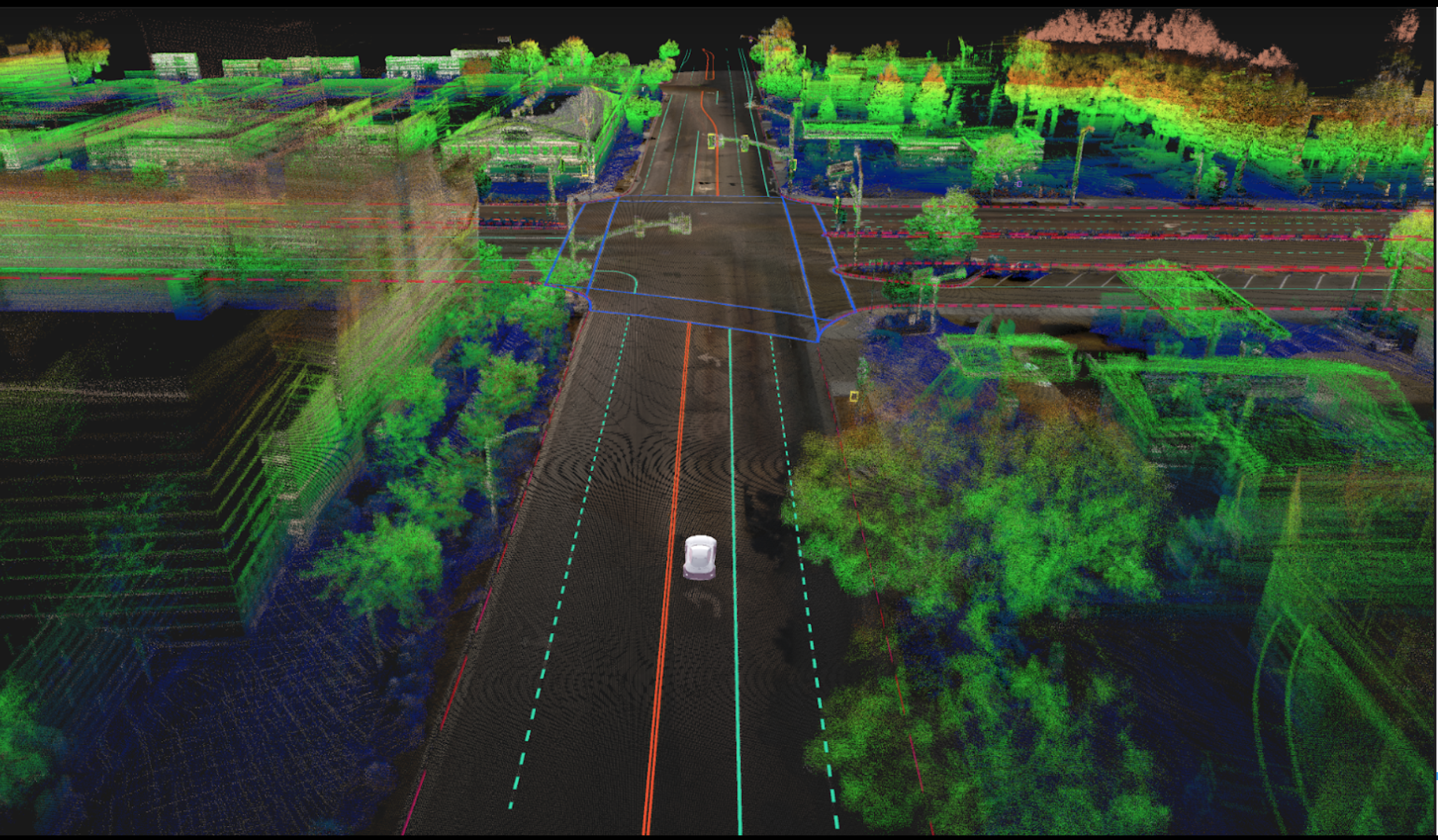 DeepMap visualisation of local Intersection