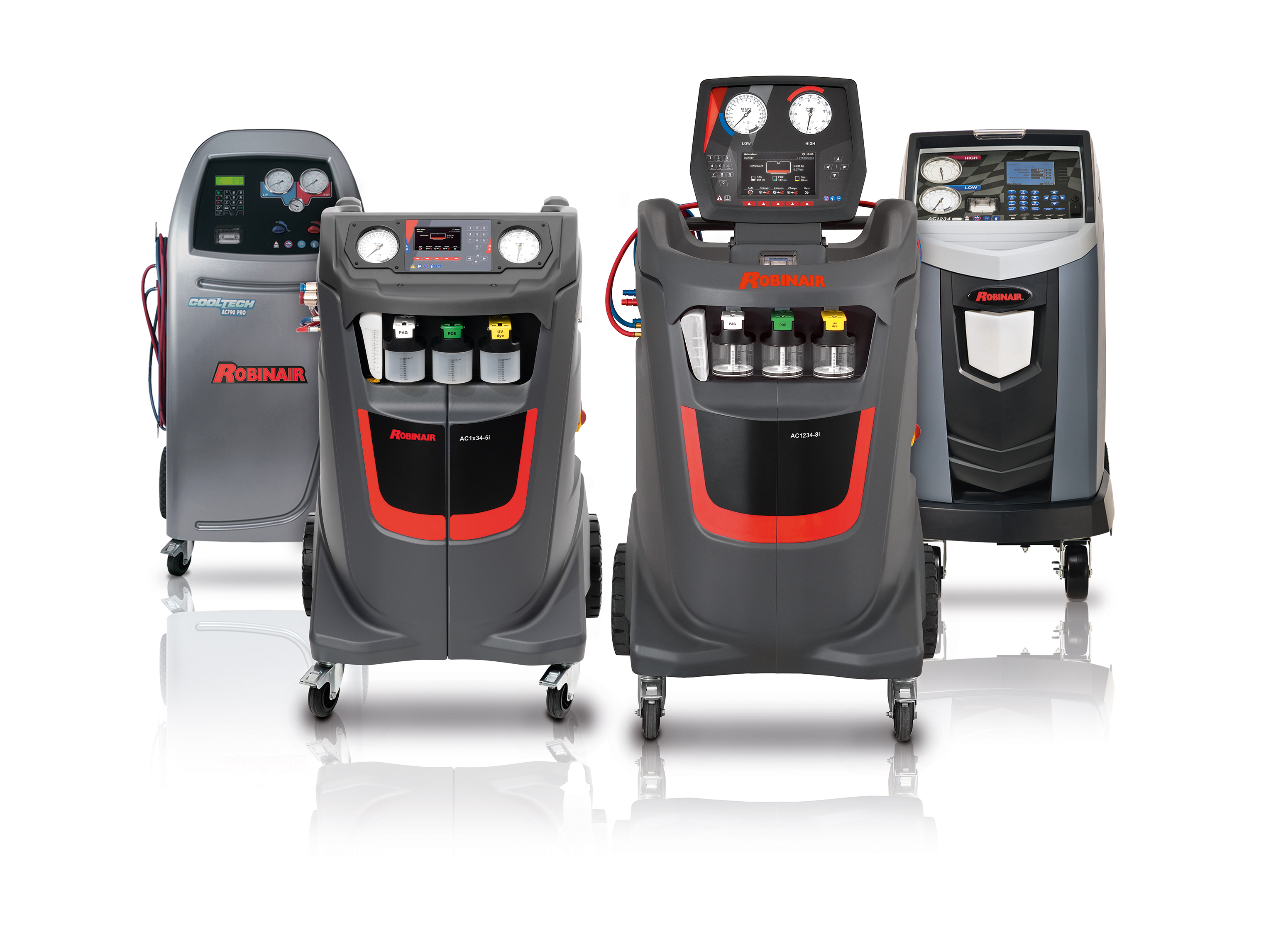 Fully automatic high-end units for trouble-free A/C service from Robinair