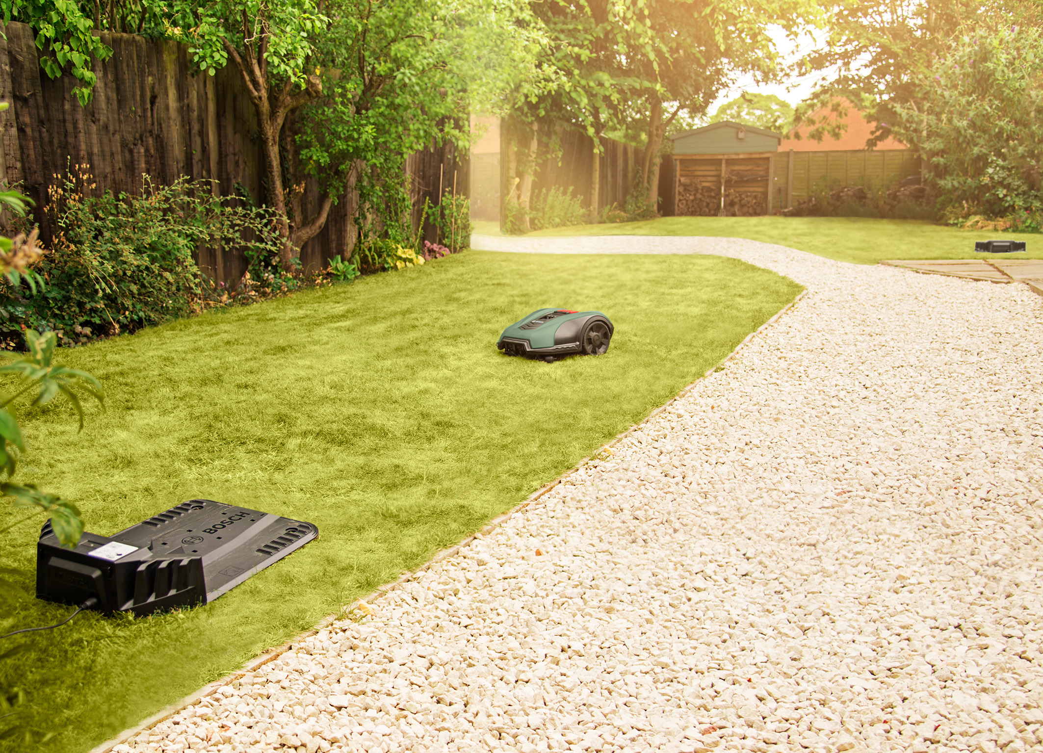 More comfort thanks to “MultiArea” function: Autonomous lawn care of multiple garden areas with the Indego S+