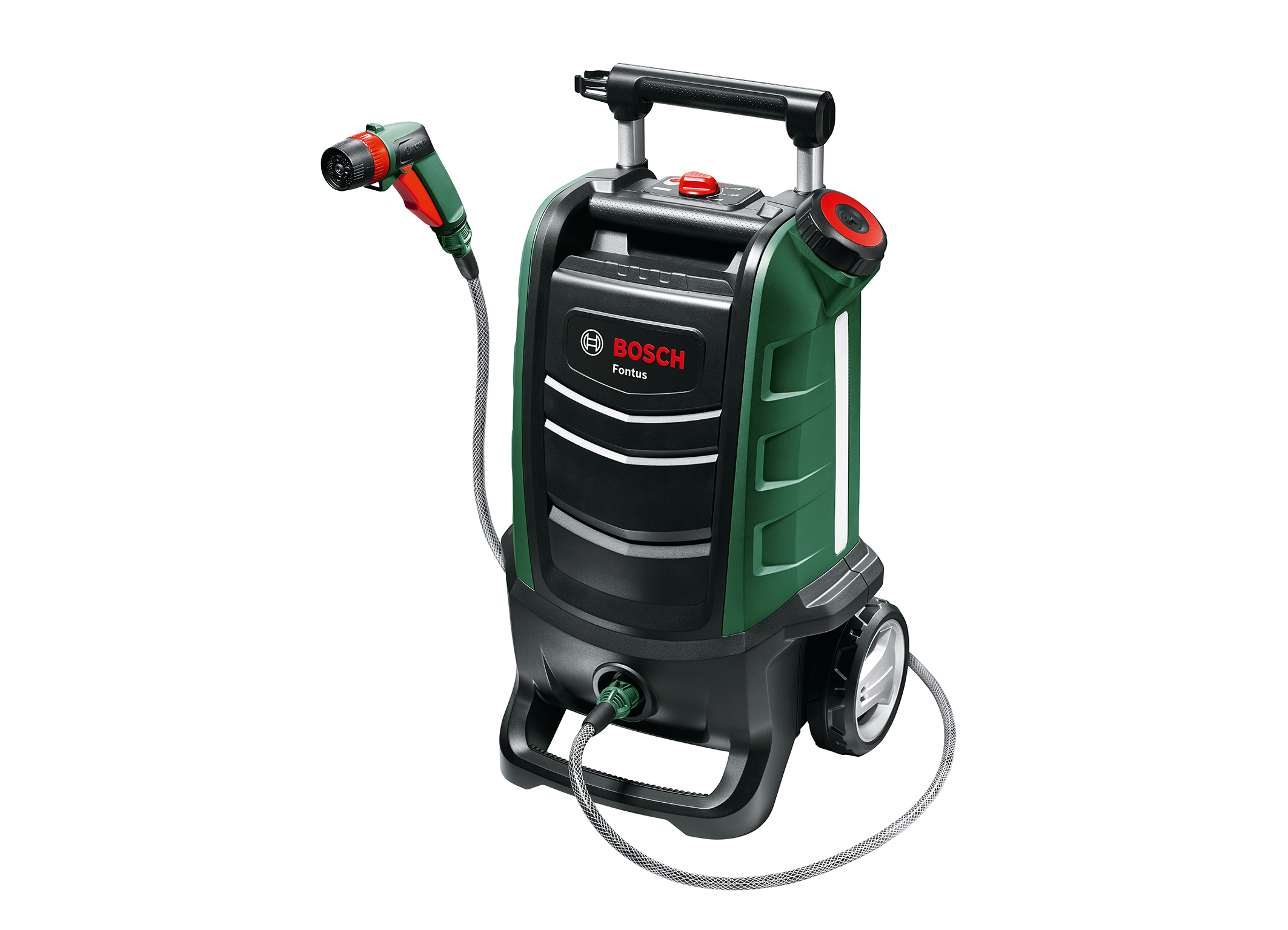 Easy cleaning without power and water supply: Fontus cordless low-pressure cleaner from Bosch