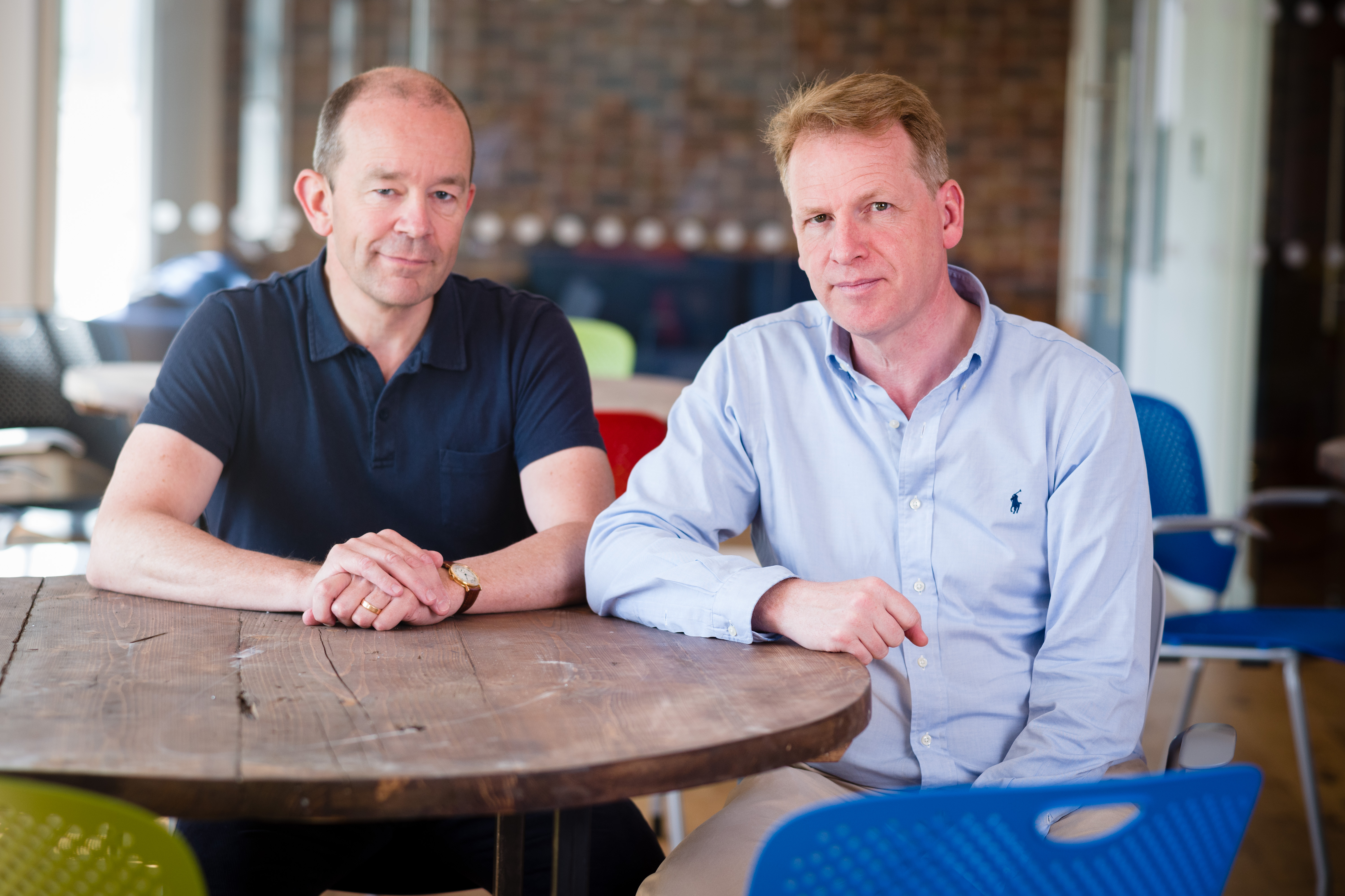 Graphcore Founders Nigel Toon CEO (right) and Simon Knowles CTO (left)