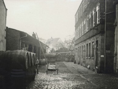 Workshop of Robert Bosch 1897 - 1901 in the courtyard of Kanzleistraße 22 in Stu ...