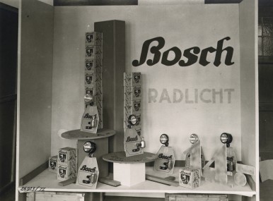 Werbung für das Bosch-Radlicht, 1931