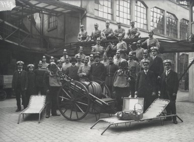 100 Jahre Bosch Werkfeuerwehr - erste Mannschaft 1917