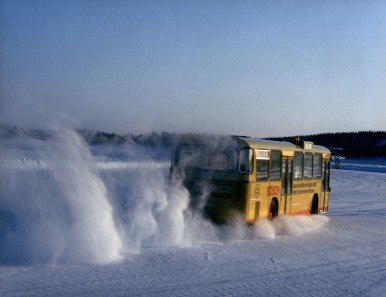 Test of Bosch ABS/ ASR in Arjeplog/Sweden, 1985