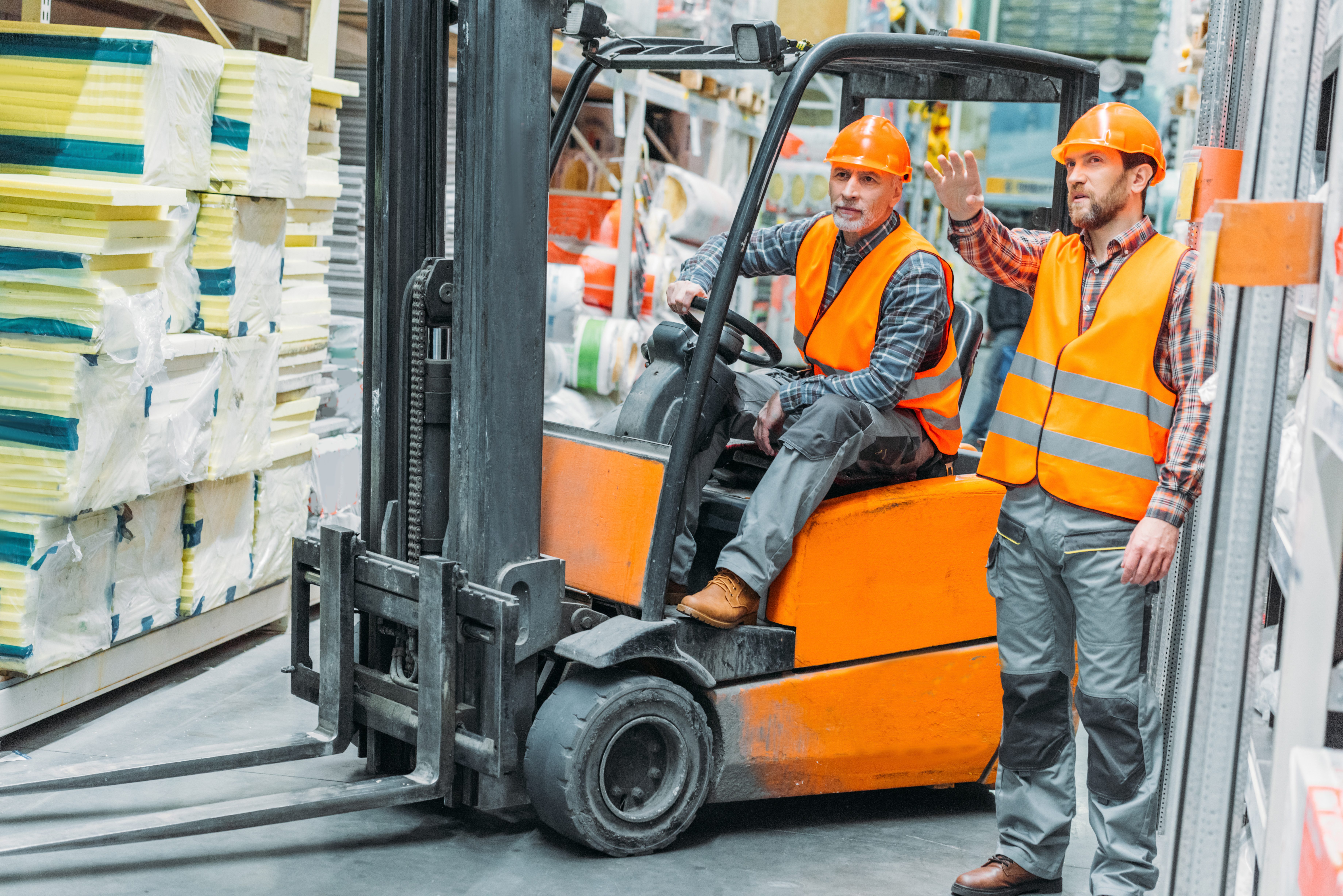 In a warehouse, space is often hard to come by. 