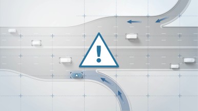 Cloudbasierte Falschfahrerwarnung von Bosch 