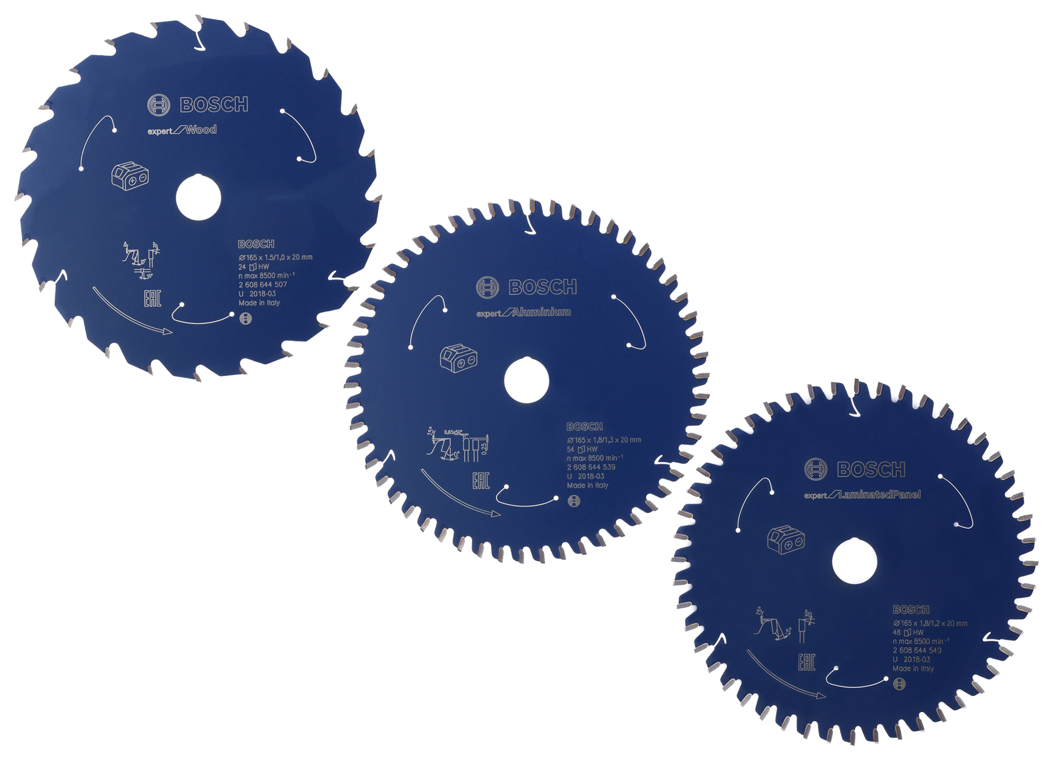 Continuous high cutting quality, maximum runtime for cordless saws: „Expert for ‒ Wood, Aluminium und Laminated Panel“ circular saw blades