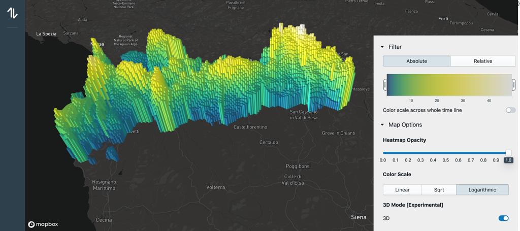 Teralytics Heatmap