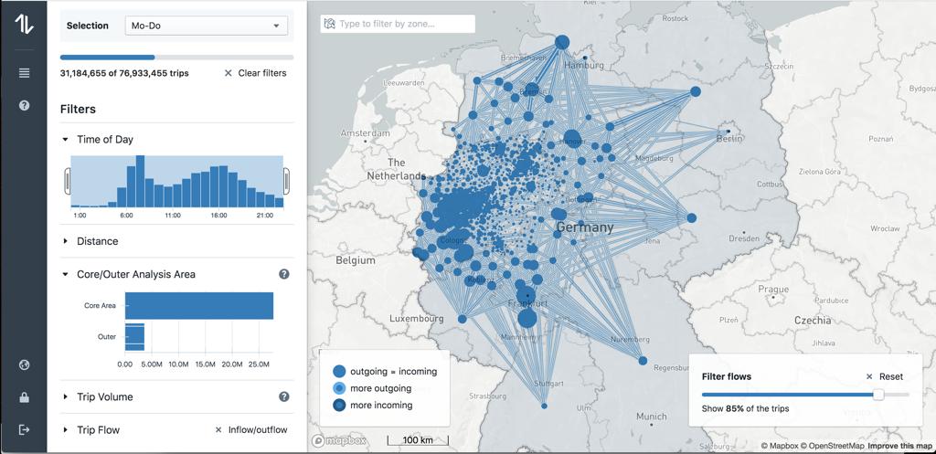 Teralytics Bewegungsströme