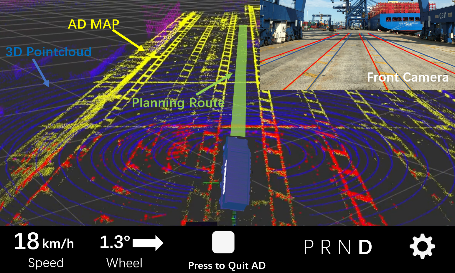 Trunk HD map 