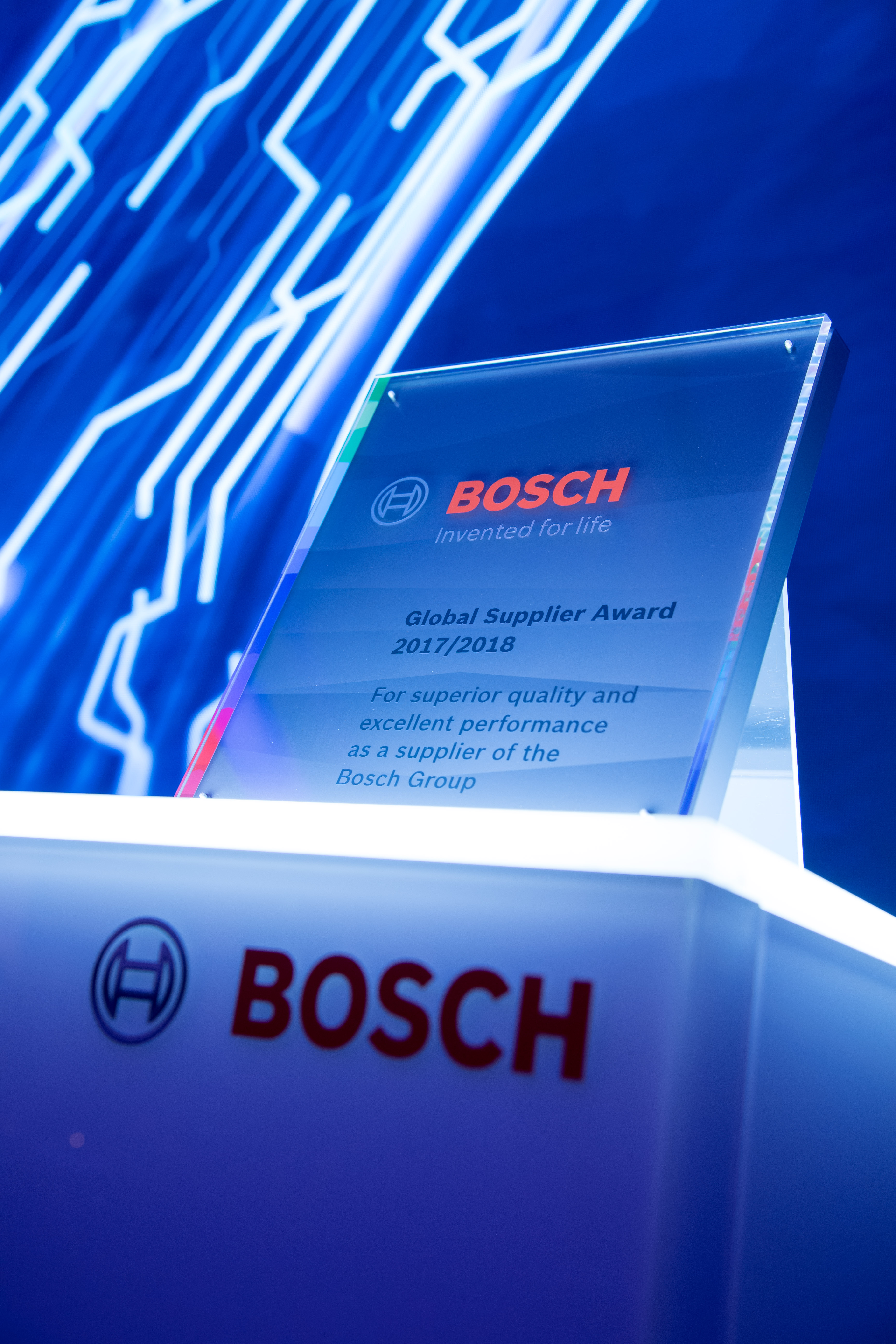 16th Bosch Global Supplier Award