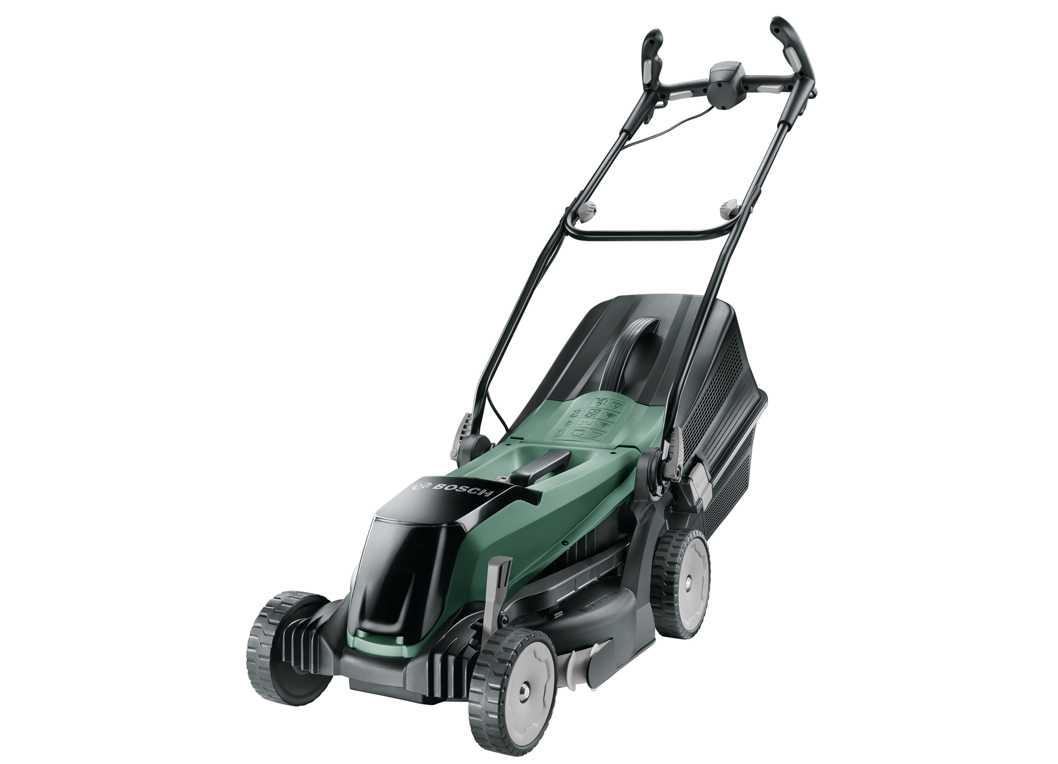 Powerful and particularly space-saving Bosch cordless lawnmower 36 V EasyRotak 36-550 