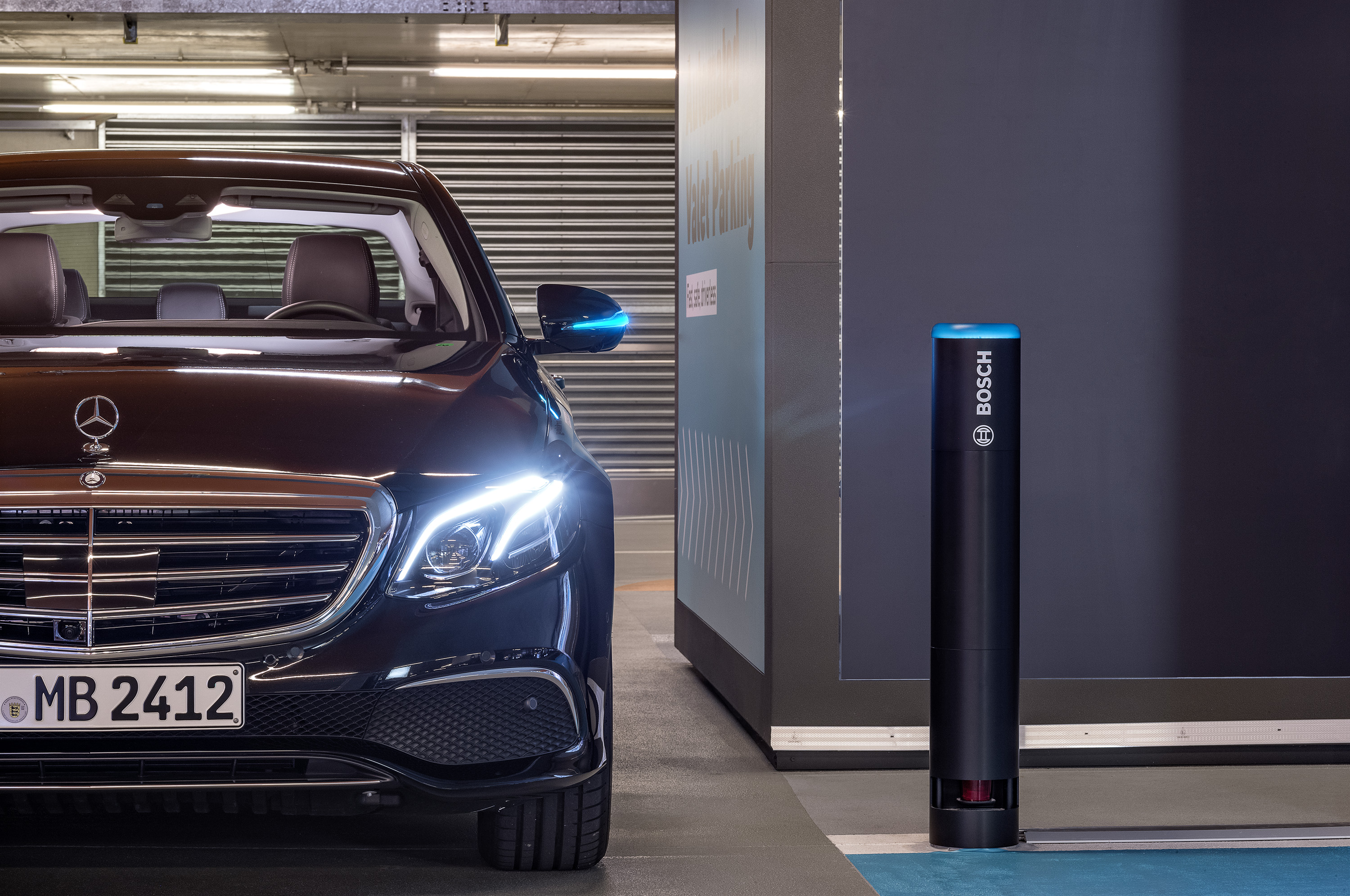 The parking garage of the future with automated valet parking